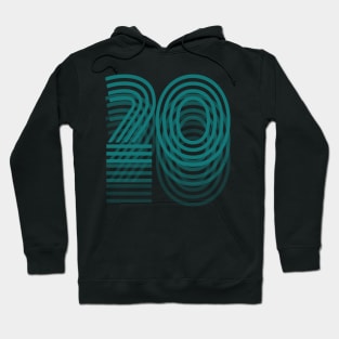 'Sporty Lucky Number 20' Awesome Lucky Number Gift Hoodie